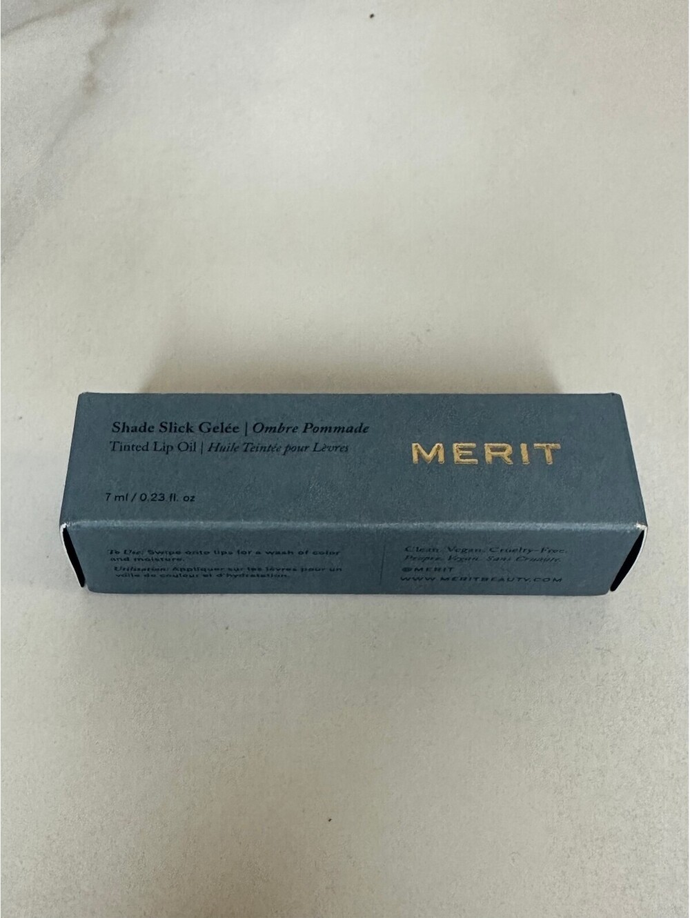Merit Tinted Lip Oil - Maraschino 0.23 fl oz